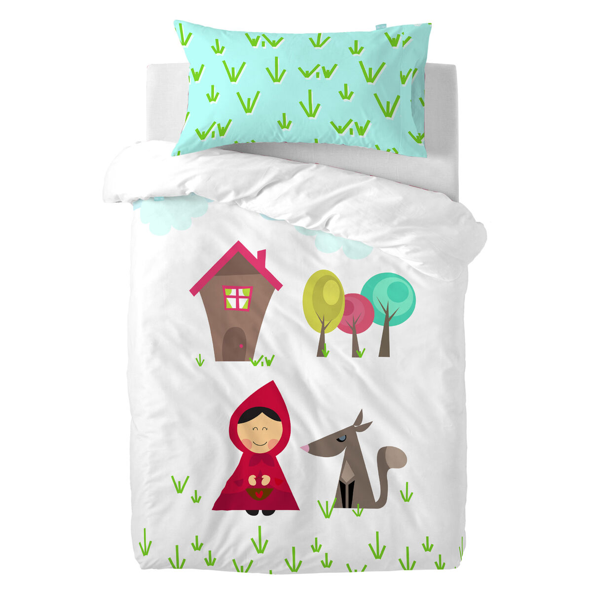 Kussensloop HappyFriday Mr Fox Grandma Multicolour 50 x 75 cm
